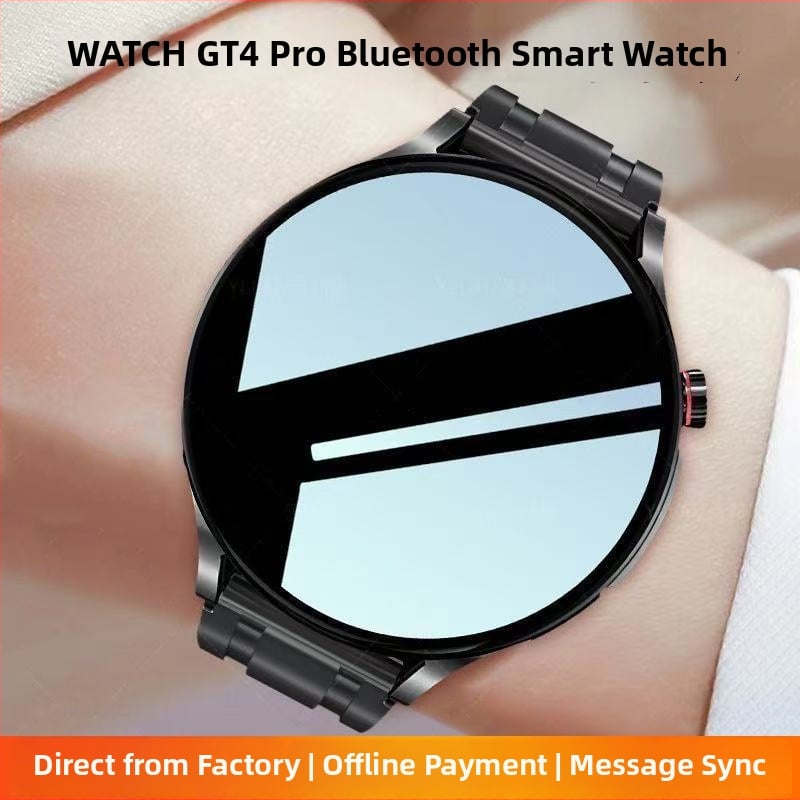 GT4Pro Smartwatch με Offline πληρωμή, NFC, Παρακολούθηση καρδιακών παλμών, Παρακολούθηση ύπνου, Κλήσεις Bluetooth