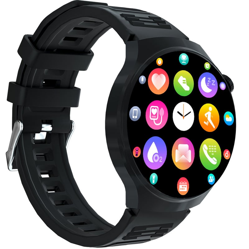 GT4Pro Smartwatch με Offline πληρωμή, NFC, Παρακολούθηση καρδιακών παλμών, Παρακολούθηση ύπνου, Κλήσεις Bluetooth