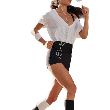 Női jóga rövid ujjú póló, normál szabás, 80% pamut / 20% poliészter, izzadságszívó és lélegző