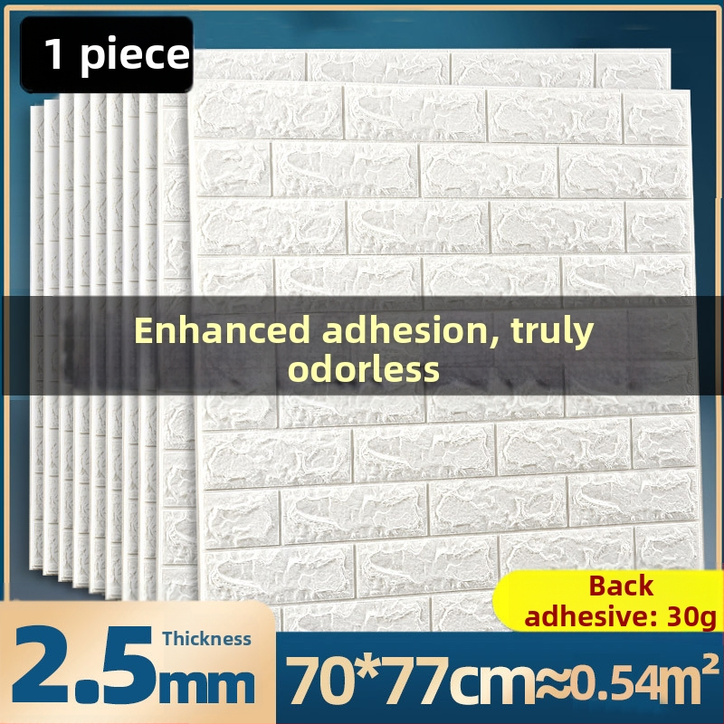 Samoljepljive 3D zidne naljepnice za spavaću sobu i studentski dom (Materijal: XPE pjena; Značajke: vodootporne, otporne na vlagu, perive; Tip: vodootporna zidna naljepnica; Prostor: spavaća soba)