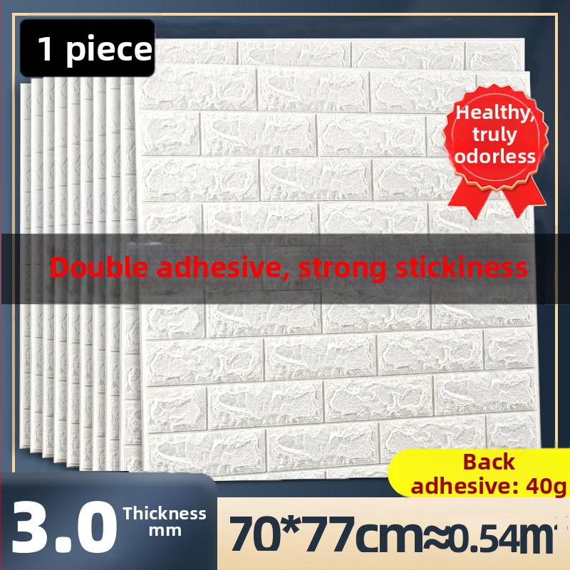 Samoljepljive 3D zidne naljepnice za spavaću sobu i studentski dom (Materijal: XPE pjena; Značajke: vodootporne, otporne na vlagu, perive; Tip: vodootporna zidna naljepnica; Prostor: spavaća soba)