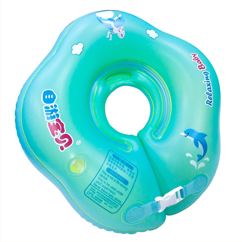 Δαχτυλίδι λαιμού για βρέφη – φουσκωτό, μοτίβο καρτούν, οικολογικό PVC, πάχος 0,3 мм, χειροκίνητο φούσκωμα, κατάλληλο για πισίνα