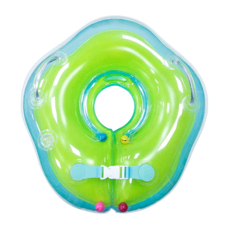 Δαχτυλίδι λαιμού για βρέφη – φουσκωτό, μοτίβο καρτούν, οικολογικό PVC, πάχος 0,3 мм, χειροκίνητο φούσκωμα, κατάλληλο για πισίνα