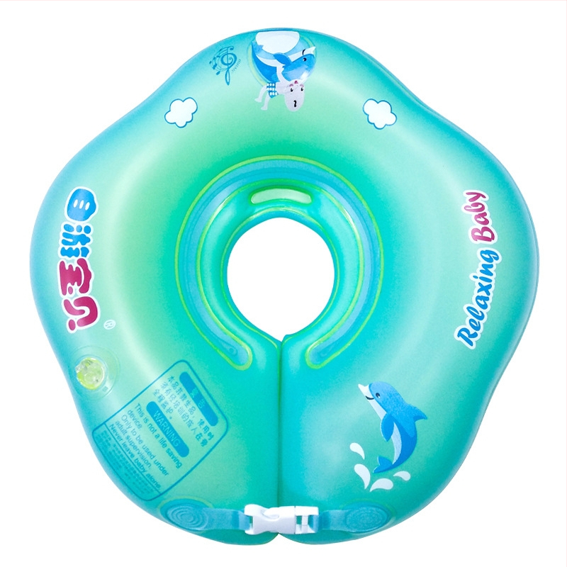 Δαχτυλίδι λαιμού για βρέφη – φουσκωτό, μοτίβο καρτούν, οικολογικό PVC, πάχος 0,3 мм, χειροκίνητο φούσκωμα, κατάλληλο για πισίνα