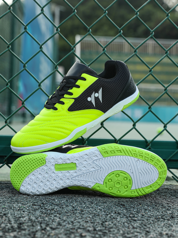 Ποδοσφαιρικά Παπούτσια Unisex για Επαγγελματική Προπόνηση με Concave-Convex Texture, Ελαφρύ Σώμα Παπουτσιού, Αποσβεσμένη Μεσαία Σόλα, Αντιολισθητική Εξωτερική Σόλα