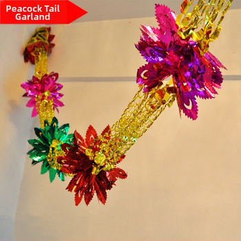 Girlanda z pásky pre dekoráciu priestoru – vhodná pre materskú školu, otvorenie a výročia obchodov; Značka Unique; Materiál: stužka; Kategória: rekvizity na usporiadanie sály