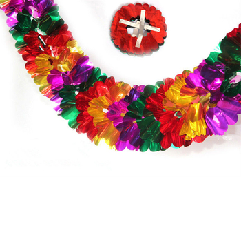 Ghirlandă din panglică pentru decorarea sălilor – potrivită pentru grădinițe, deschideri și aniversări ale magazinelor; Brand: Unique; Material: panglică; Categorie: accesorii de amenajare a sălii