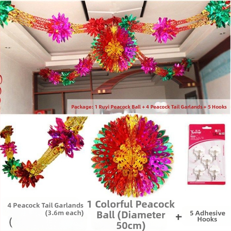 Girlanda z pásky pre dekoráciu priestoru – vhodná pre materskú školu, otvorenie a výročia obchodov; Značka Unique; Materiál: stužka; Kategória: rekvizity na usporiadanie sály