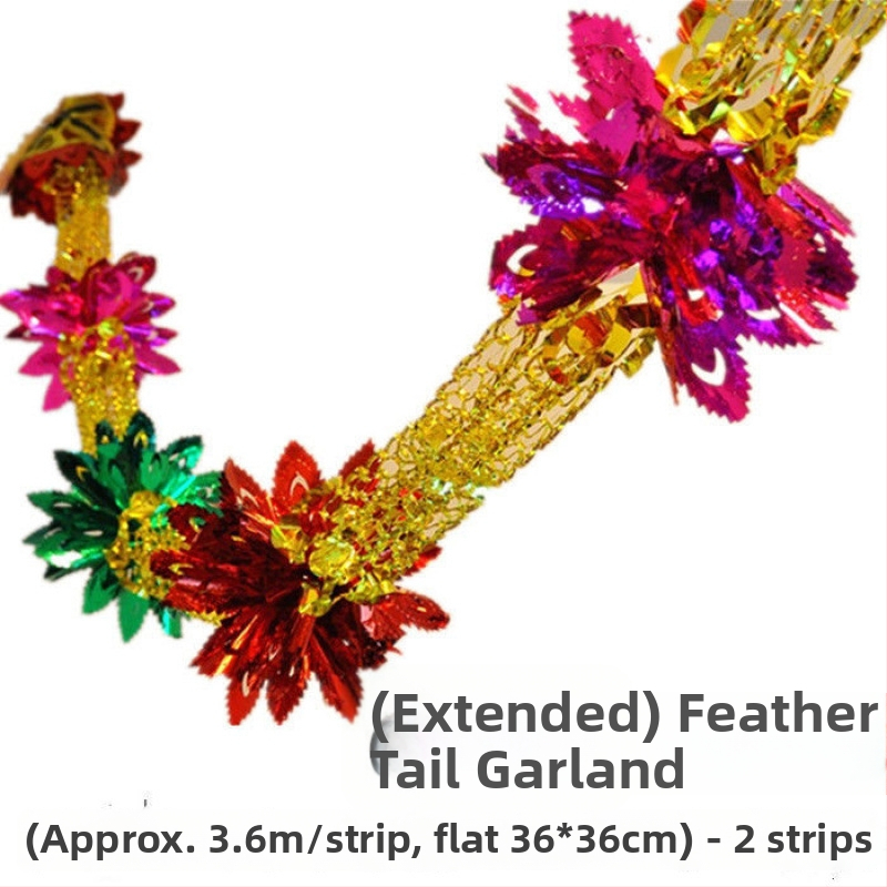 Girlanda z pásky pre dekoráciu priestoru – vhodná pre materskú školu, otvorenie a výročia obchodov; Značka Unique; Materiál: stužka; Kategória: rekvizity na usporiadanie sály