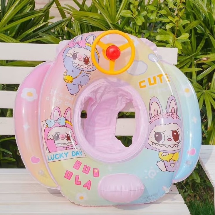 Παιδικός φουσκωτός δακτύλιος κολύμβησης από Eleswim, PVC φιλικό προς το περιβάλλον, με εκτύπωση σχεδίου
