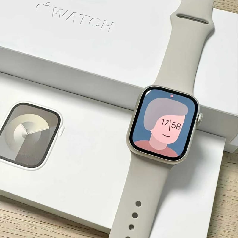 Смарт часовник: Bluetooth разговори, измерване на сърдечен ритъм, кръвно налягане, кислород в кръвта, мониторинг на съня (Съвместим с iOS)