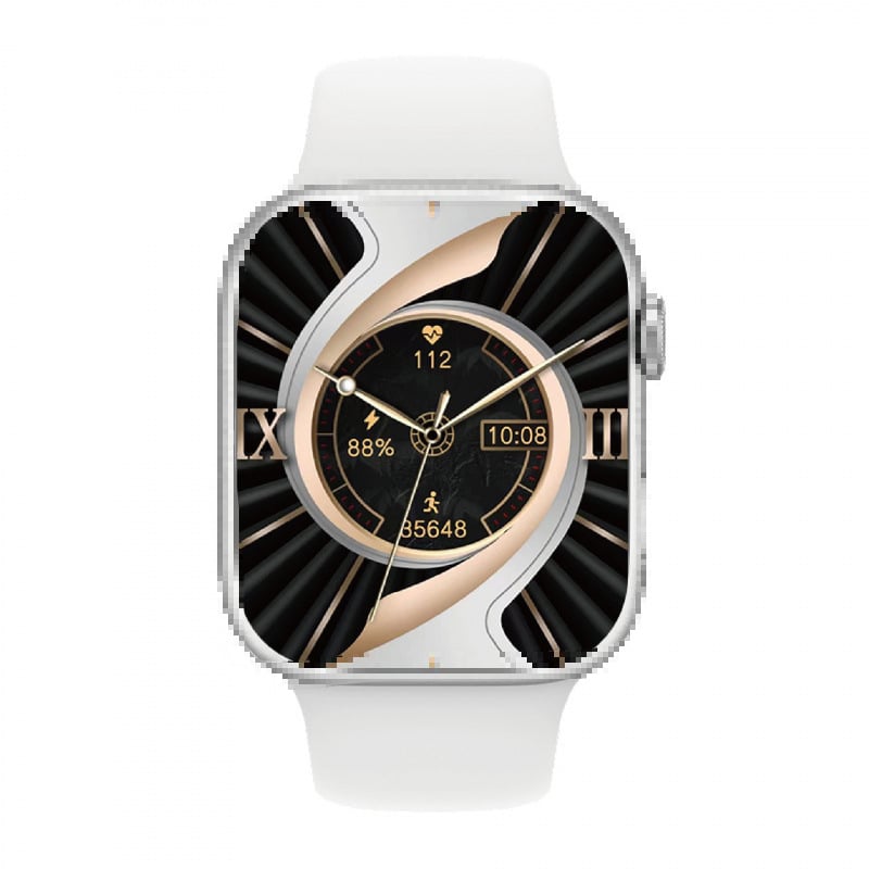 Смарт часовник: Bluetooth разговори, измерване на сърдечен ритъм, кръвно налягане, кислород в кръвта, мониторинг на съня (Съвместим с iOS)