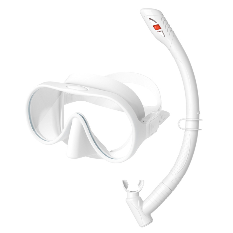 Σετ σνόρκλινγκ για παιδιά με μάσκα σιλικόνης με μεγάλο πλαίσιο и σωλήνα αναπνοής — ZMZDIVE
