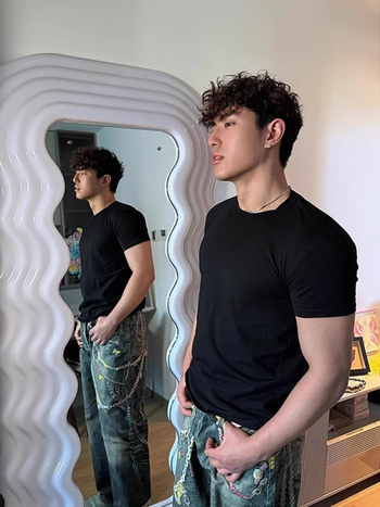 Ανδρικό κοντομάνικο T-shirt, εφαρμοστό κόψιμο, 100% βαμβάκι, απομάκρυνση υγρασίας, καλοκαίρι