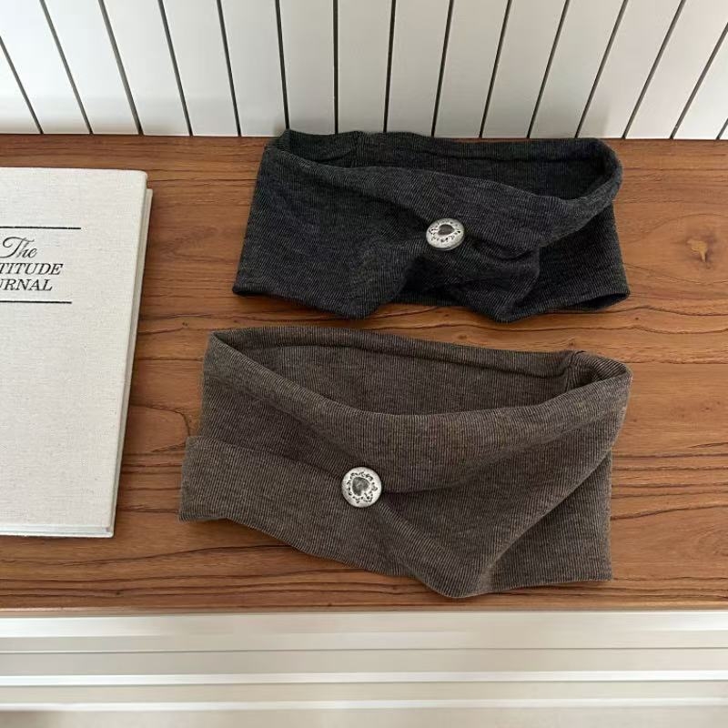 Korejskog stila pletena traka za glavu, unisex, jesen 2025