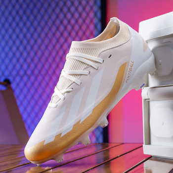 Παπούτσια ποδοσφαίρου - Αντιολισθητική σόλα; Άνω μέρος: High Peel + Fly Knit; Τεχνολογία: Twist system; Κατάλληλα για φυσικό χλοοτάπητα και τεχνητό χορτάρι