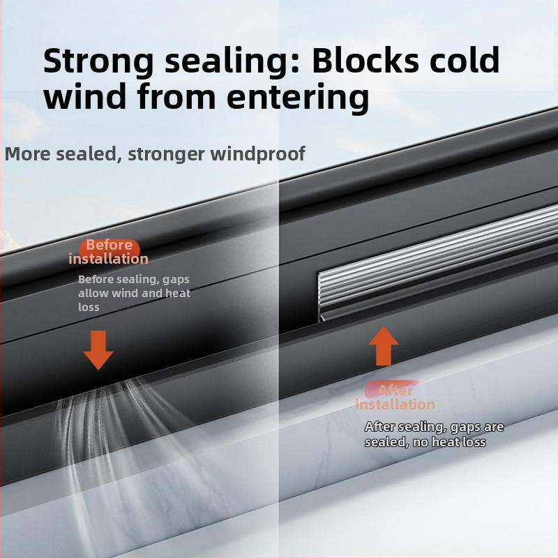 Csúszó ablak tömítőszalag – Típus: Tömítőszalag; Anyag: TPE; Név: Sliding window sealing strip; Stílus: Modern minimalizmus