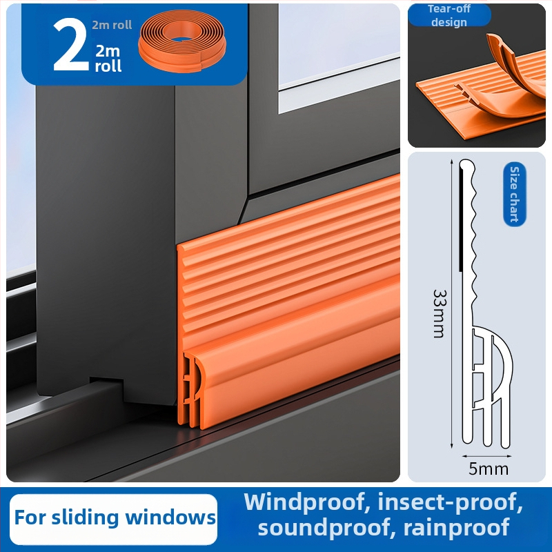 Csúszó ablak tömítőszalag – Típus: Tömítőszalag; Anyag: TPE; Név: Sliding window sealing strip; Stílus: Modern minimalizmus