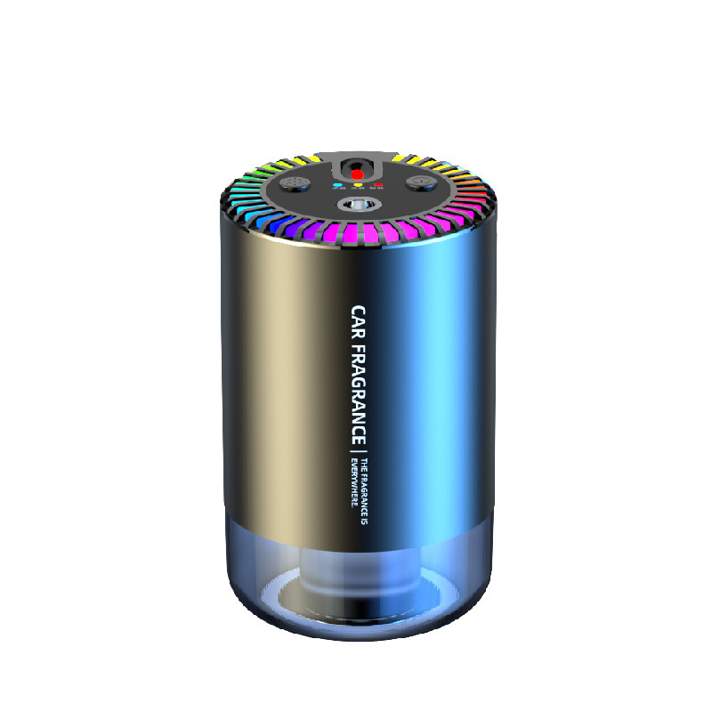 Ornament auto aromaterapie Jasmine, carcasă din ABS, 50–100 ml, pulverizare automată, aromă persistă peste 90 de zile