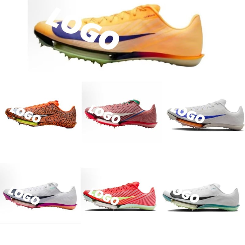 Τάπες στίβου με αερόστρωμα, άνω μέρος με δίχτυ, εσωτερικό από δέρμα, εξωτερική σόλα TPU, σόλα από φυσικό καουτσούκ