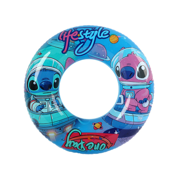 Gyermekeknek szánt rajzfilmszerű úszógumi – hónalj alatti kialakítás, kézi felfújás, környezetbarát PVC, PVC-vastagság 20