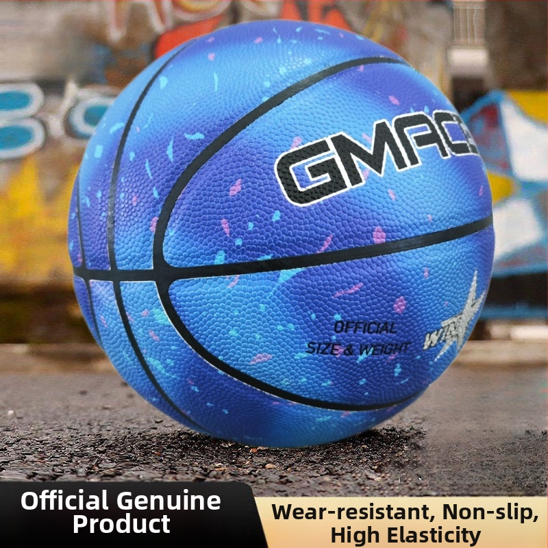 Huachuan detská basketbalová lopta – PU, čísla 5/7, vonkajšie použitie, tlačené logo, možnosť personalizácie