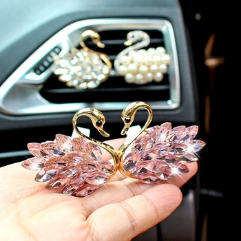 Clip aromatizor pentru ventilarea mașinii, Hanguang, parfum floral, eliminare formaldehidă