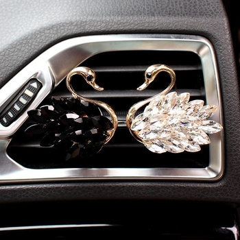 Clip aromatizor pentru ventilarea mașinii, Hanguang, parfum floral, eliminare formaldehidă