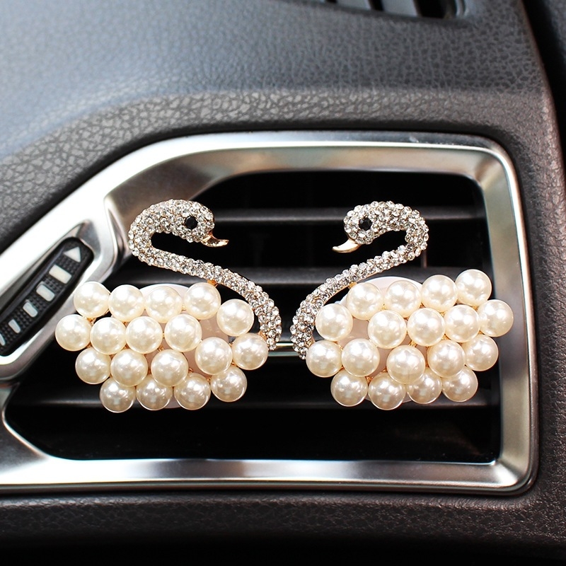 Clip aromatizor pentru ventilarea mașinii, Hanguang, parfum floral, eliminare formaldehidă