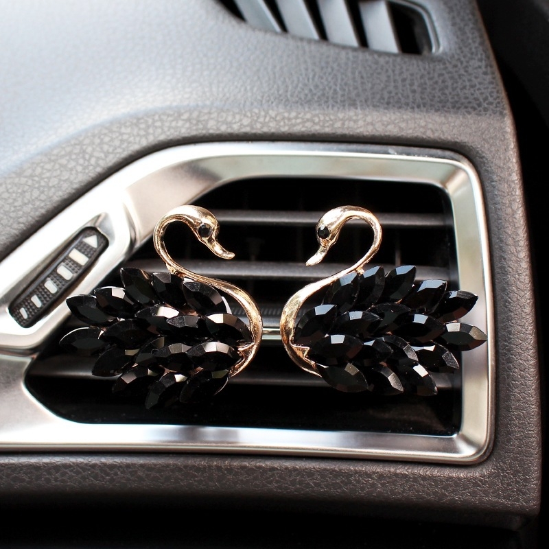 Clip aromatizor pentru ventilarea mașinii, Hanguang, parfum floral, eliminare formaldehidă