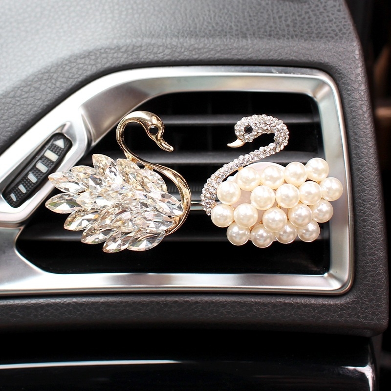 Clip aromatizor pentru ventilarea mașinii, Hanguang, parfum floral, eliminare formaldehidă