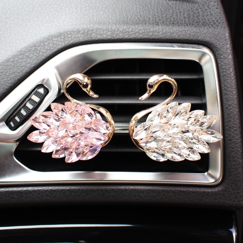 Clip aromatizor pentru ventilarea mașinii, Hanguang, parfum floral, eliminare formaldehidă