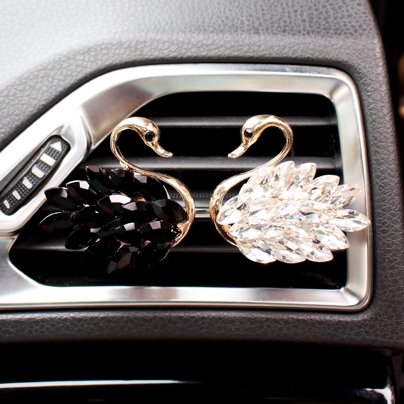 Clip aromatizor pentru ventilarea mașinii, Hanguang, parfum floral, eliminare formaldehidă