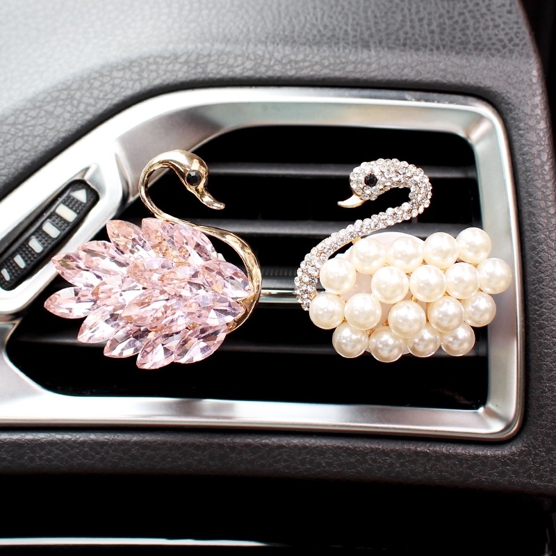 Clip aromatizor pentru ventilarea mașinii, Hanguang, parfum floral, eliminare formaldehidă