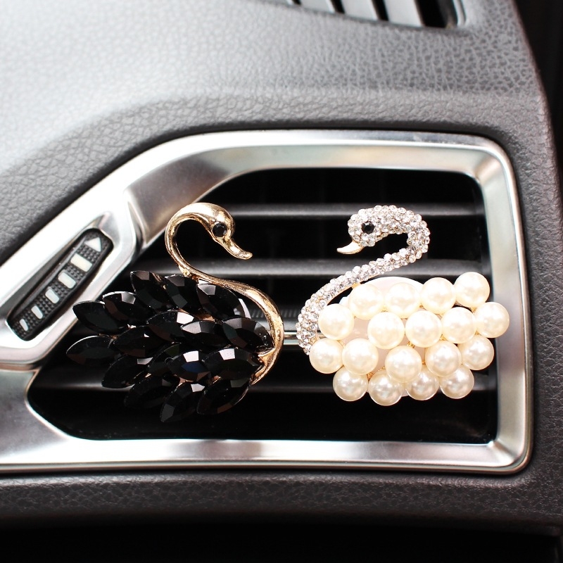 Clip aromatizor pentru ventilarea mașinii, Hanguang, parfum floral, eliminare formaldehidă