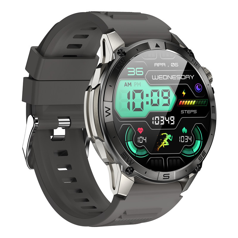 Smartwatch HK08 με οθόνη AMOLED, παρακολούθηση παλμών, μέτρηση πίεσης αίματος, ανίχνευση οξυγόνου και παρακολούθηση ύπνου (AMOLED οθόνη; παρακολούθηση παλμών; μέτρηση πίεσης αίματος; ανίχνευση οξυγόνου; παρακολούθηση ύπνου)