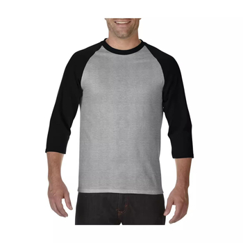 Gildan 76700 Ανδρική T‑Shirt με ραγκλαν μανίκια, στρογγυλός λαιμός, βαμβάκι, 180 g/m², μονόχρωμη