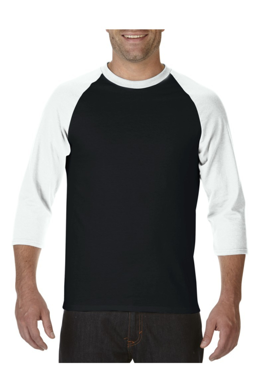 Gildan 76700 Ανδρική T‑Shirt με ραγκλαν μανίκια, στρογγυλός λαιμός, βαμβάκι, 180 g/m², μονόχρωμη