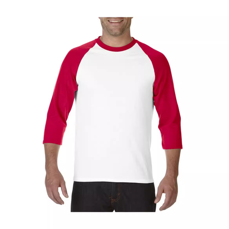 Gildan 76700 Ανδρική T‑Shirt με ραγκλαν μανίκια, στρογγυλός λαιμός, βαμβάκι, 180 g/m², μονόχρωμη