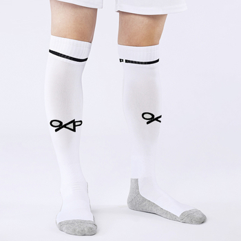 OXP felnőtt futballharisnya – hosszú cső, térdig érő, terry talpú, csúszásgátló, Modell 929