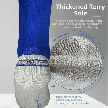 OXP dospelé futbalové ponožky – dlhé nad kolená, terry spodok, protišmykové, Model 929