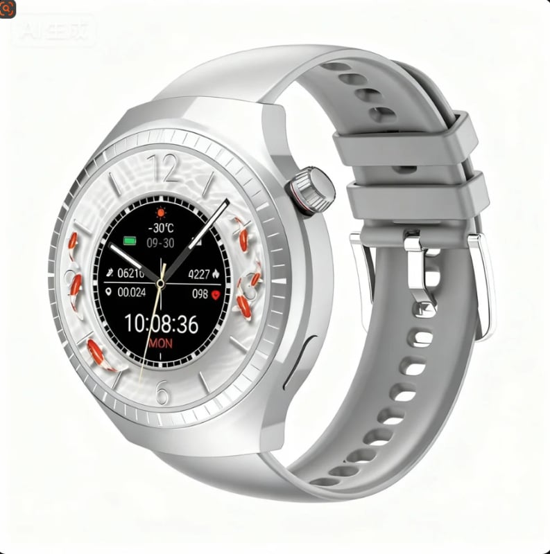 Pametni sat s praćenjem otkucaja srca, mjerenjem krvnog tlaka, brojanja koraka i praćenja sna