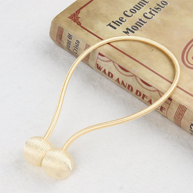 Set Curele pentru perdele cu cataramă magnetică - mătase lichidă + magnet, stil modern minimalist, personalizabil