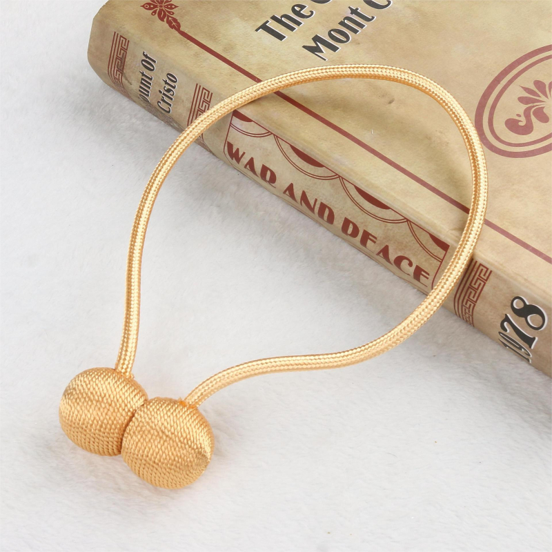 Set Curele pentru perdele cu cataramă magnetică - mătase lichidă + magnet, stil modern minimalist, personalizabil