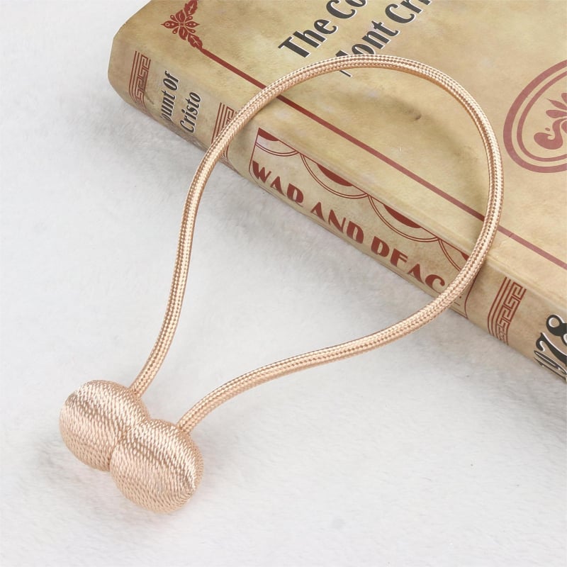 Set Curele pentru perdele cu cataramă magnetică - mătase lichidă + magnet, stil modern minimalist, personalizabil