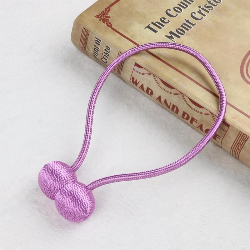 Set Curele pentru perdele cu cataramă magnetică - mătase lichidă + magnet, stil modern minimalist, personalizabil