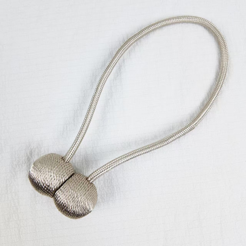 Set Curele pentru perdele cu cataramă magnetică - mătase lichidă + magnet, stil modern minimalist, personalizabil