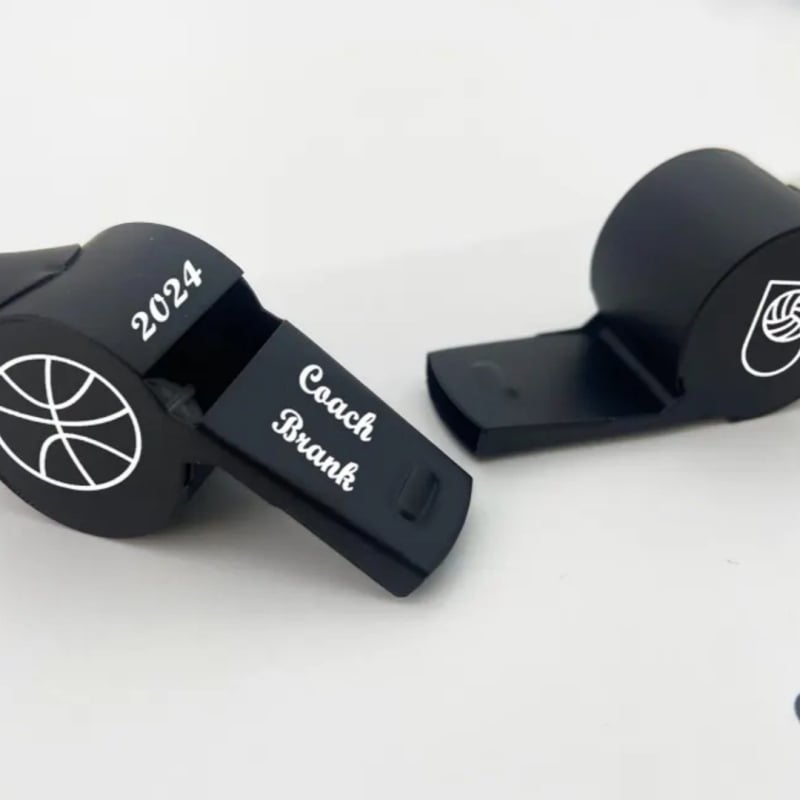 Προσαρμοσμένη PVC σφυρίχτρα από τη Suo pin για αθλητικούς δασκάλους, προπονητές και διαιτητές; χαραγμένο λογότυπο; δυνατότητα παραμετροποίησης