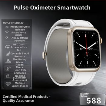 Έξυπνο βραχιόλι Bluetooth D2/D6, παρακολούθηση καρδιακού ρυθμού και πίεσης, ανίχνευση ύπνου, οθόνη IPS, αλουμινένιο περίβλημα, μαγνητική φόρτιση, διάρκεια μπαταρίας 7–14 ημερών