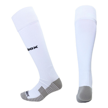 Akilex férfi futballzokni térd fölé, törölköző-aljjal, csúszásmentes, izzadságot elvezető, professzionális edzéshez; 80% nylon, 15% elasztán, 5% poliészter